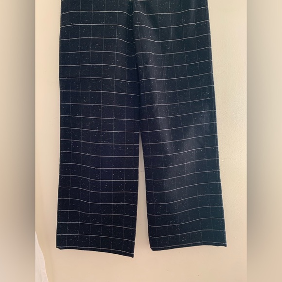 Madewell Slim Wide leg pants in black speckled windowpane size 27 - Picture 5 of 16